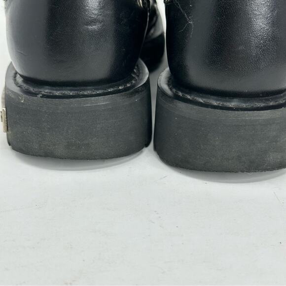 Harley-Davidson Men’s Brake Light Leather Riding Boots - BLACK - Picture 10 of 14